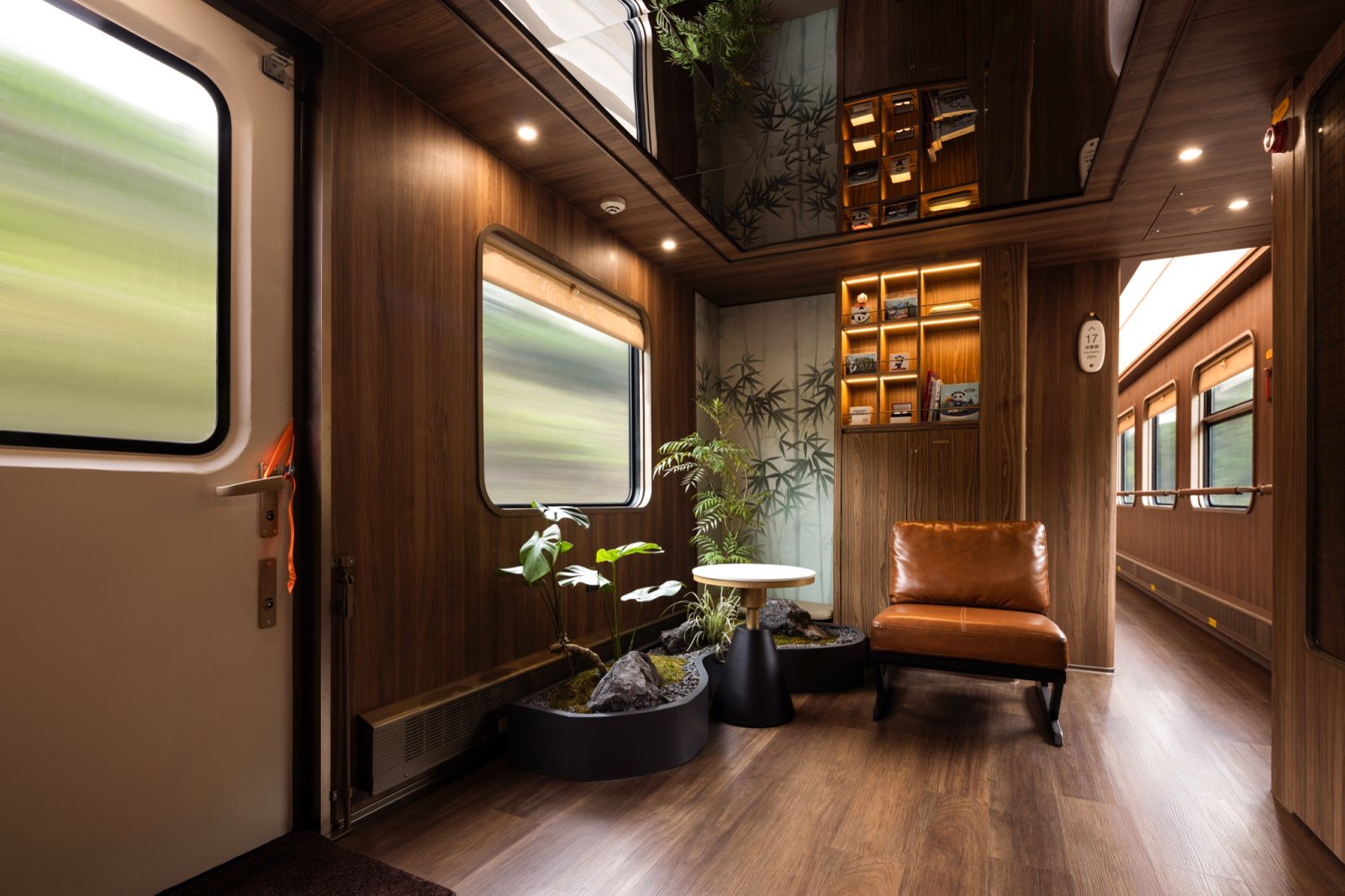 Reading nook in the camping car 露营车阅读角
