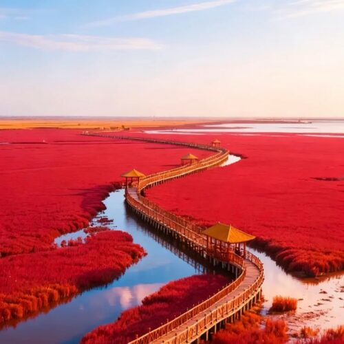 红海滩风景区