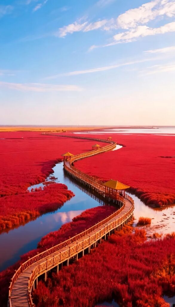 红海滩风景区