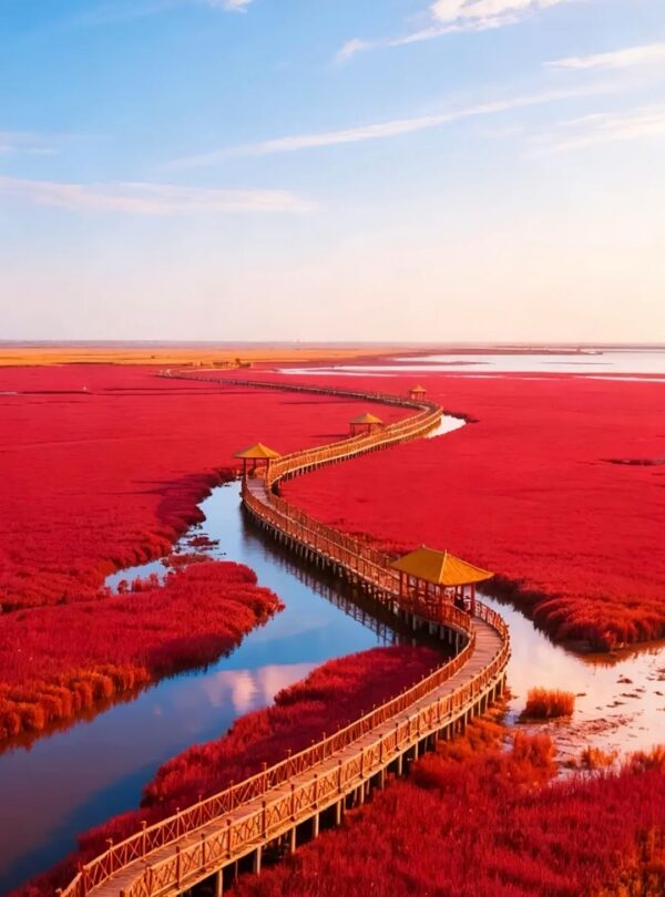 红海滩风景区