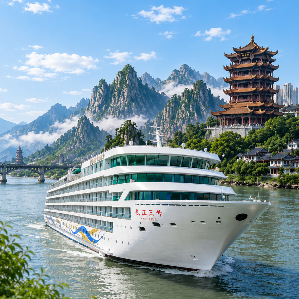 Yangtze III cruise ship 长江三号 · China Express Travel Yangtze Three Gorges tour