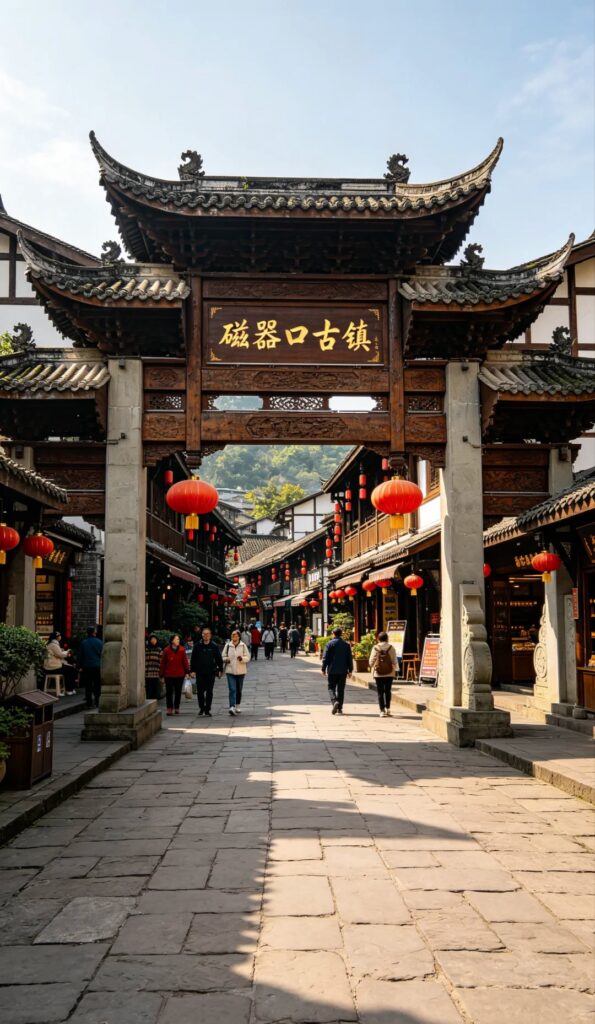 Ciqikou Ancient Town 磁器口古镇 · China Express Travel Chongqing tour