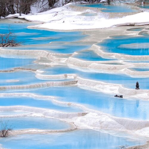 黄龙风景区冬天 · 8-Day Jiuzhaigou, Trending Lixiao Road, Bipenggou, Leshan / 8天九寨沟 + 网红理小路 + 毕棚沟 + 乐山