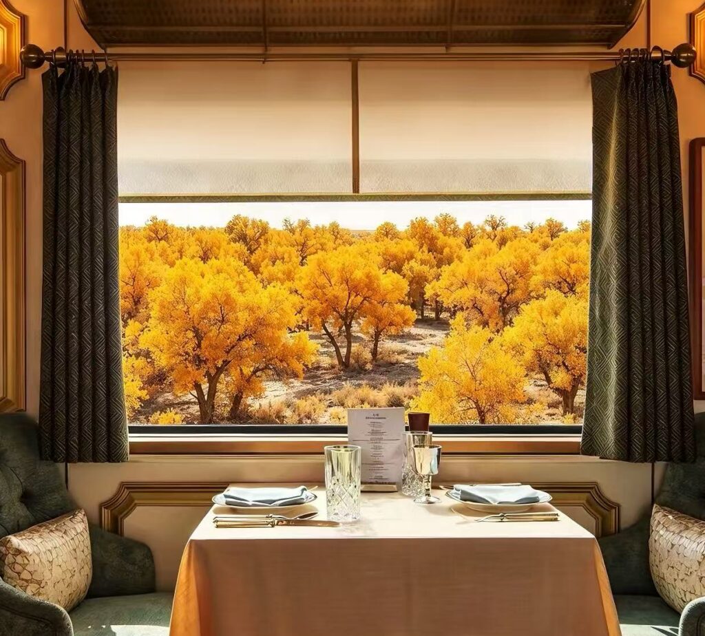 Silk Road Express 丝路梦享号 · China Express Travel Silk Road golden autumn rail journey