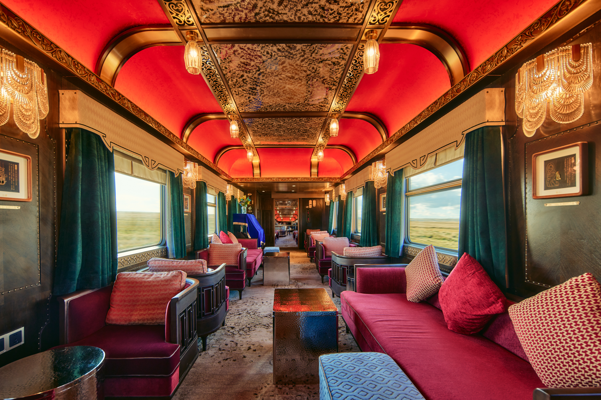 The Silk Road Express lounge car