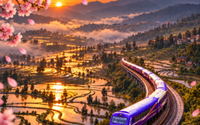 10-Day Yunnan Star Express Cherry Blossom & Yuanyang Terraces / 10天云南星光澜湄号樱花季·元阳梯田之旅