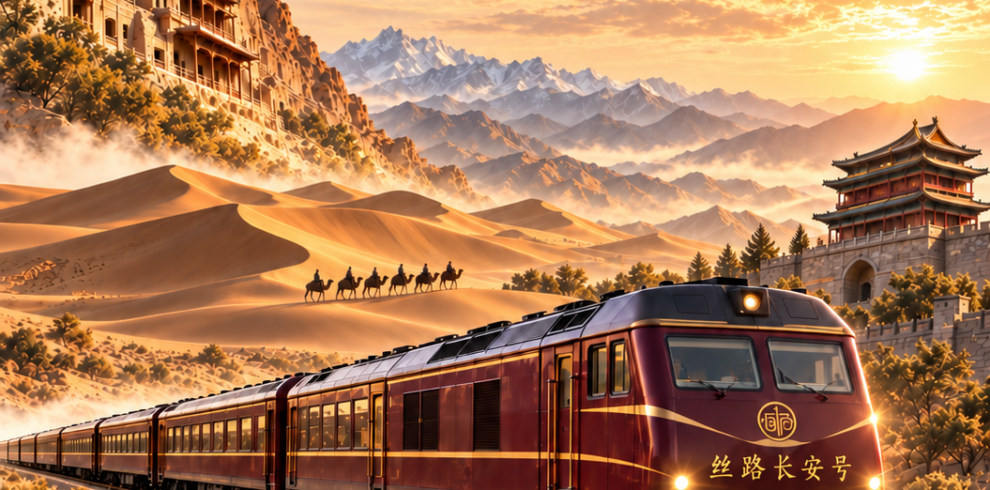 Silk Road Chang’an Express train 丝路长安号 · China Express Travel Silk Road tour
