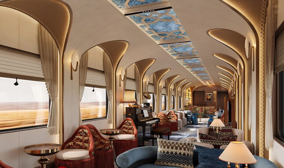Silk Road Chang'an Express lounge car 丝路长安号休闲车厢
