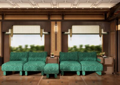 Welcome car window booth 雅·少城观景卡座 · China Express Travel Golden Panda Express