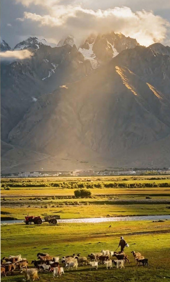 Pamir Plateau pasture 帕米尔高原牧场 · China Express Travel Golden Panda Express