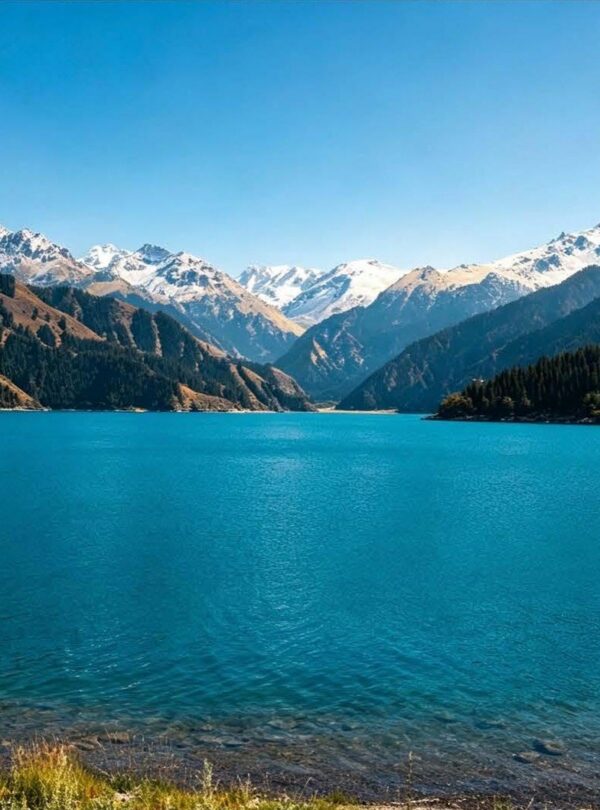 Heavenly Lake of Tianshan 天山天池 Xinjiang · China Express Travel Golden Panda Express
