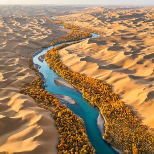 Taklamakan Desert 塔克拉玛干大沙漠 · China Express Travel Southern Xinjiang tour