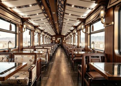 Dining carriage tables 锦食餐席 · China Express Travel Tianfu Express