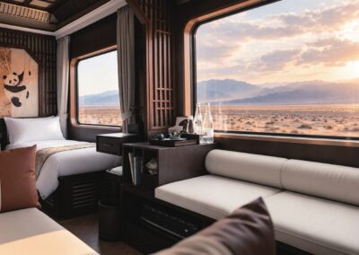 Jinta suite window seating 锦榻临窗雅座 · China Express Travel Tianfu Express