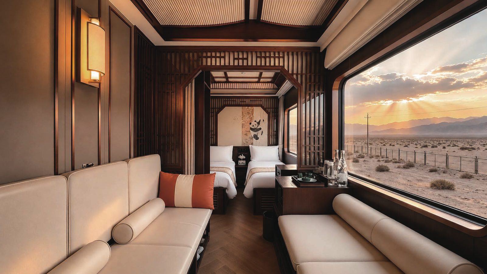 Jinta suite twin cabin 锦榻双床套房 · China Express Travel Tianfu Express