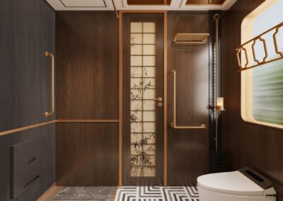 Jinwo cabin bathroom 锦卧卫浴 · China Express Travel Tianfu Express