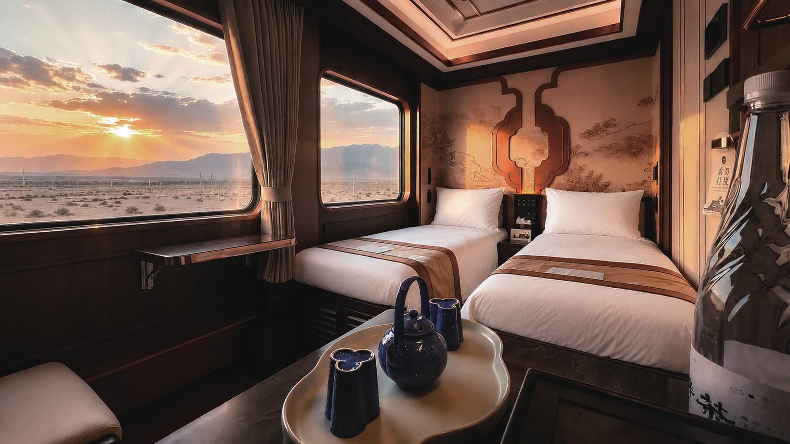 Jinwo twin cabin 锦卧品质双床房 · China Express Travel Tianfu Express