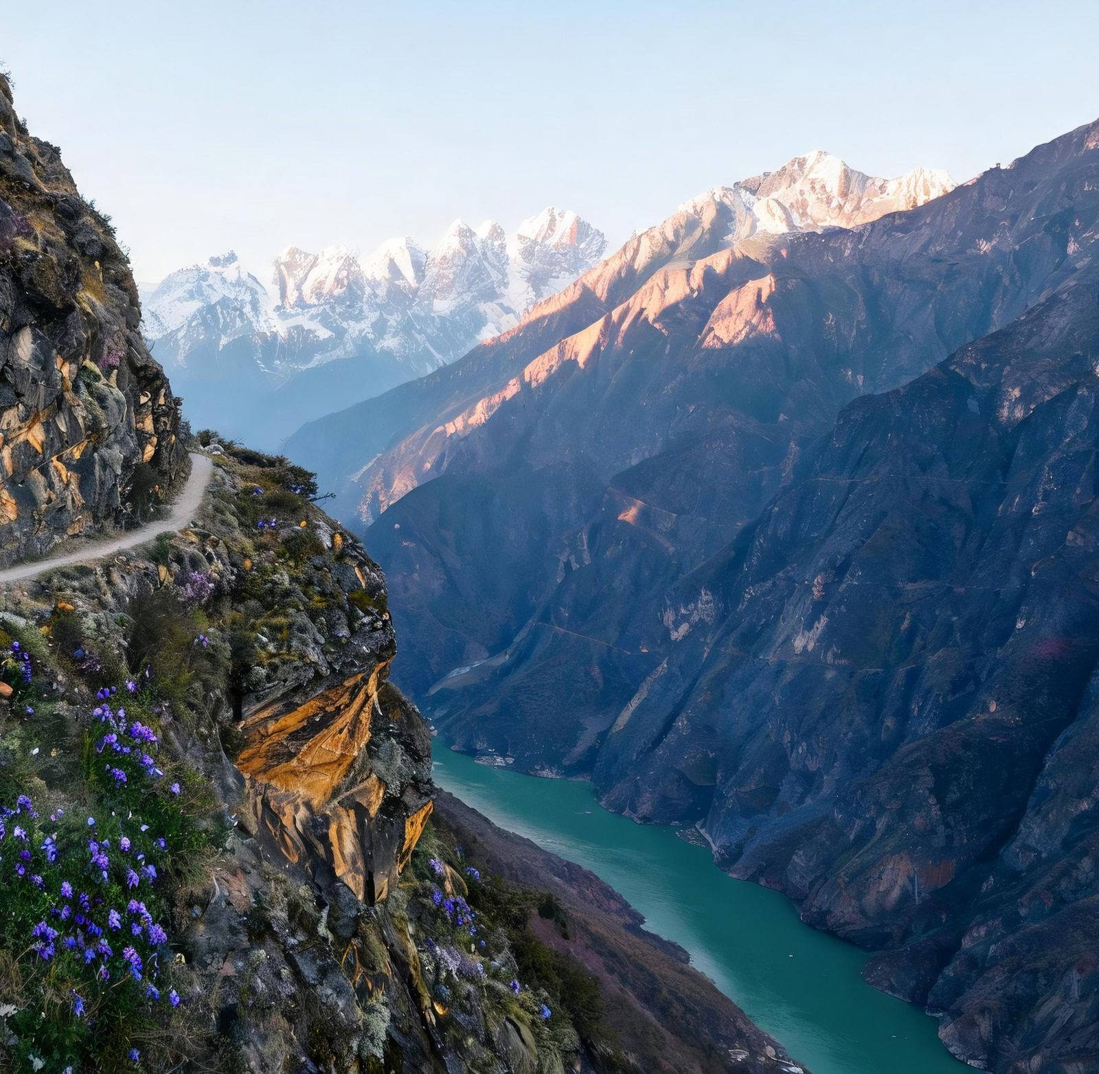 Tiger Leaping Gorge 虎跳峡 · China Express Travel Tianfu Express southwest journey