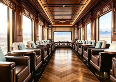 Tea carriage seating 锦集雅座 · China Express Travel Tianfu Express