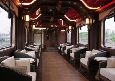 Song-style tea whisking on board 列车点茶 · China Express Travel Tianfu Express